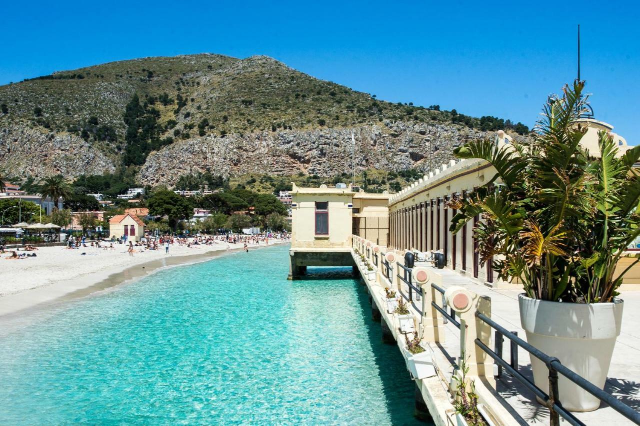 Casa Con Terrazza Sul Mare All'Addaura Palermo Buitenkant foto