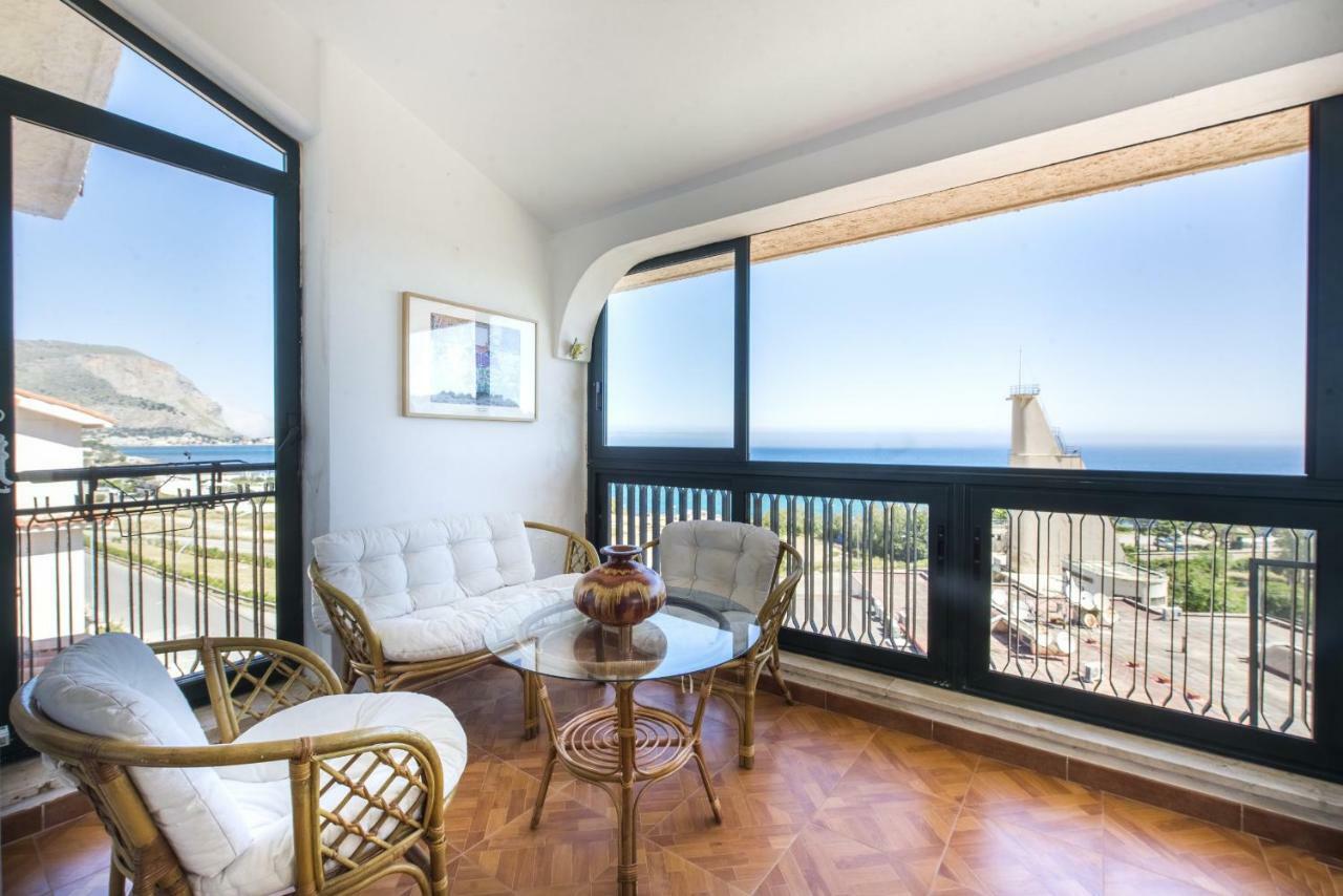 Casa Con Terrazza Sul Mare All'Addaura Palermo Buitenkant foto