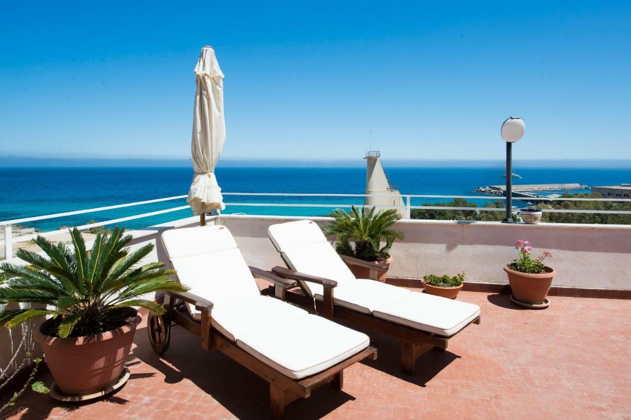 Casa Con Terrazza Sul Mare All'Addaura Palermo Buitenkant foto
