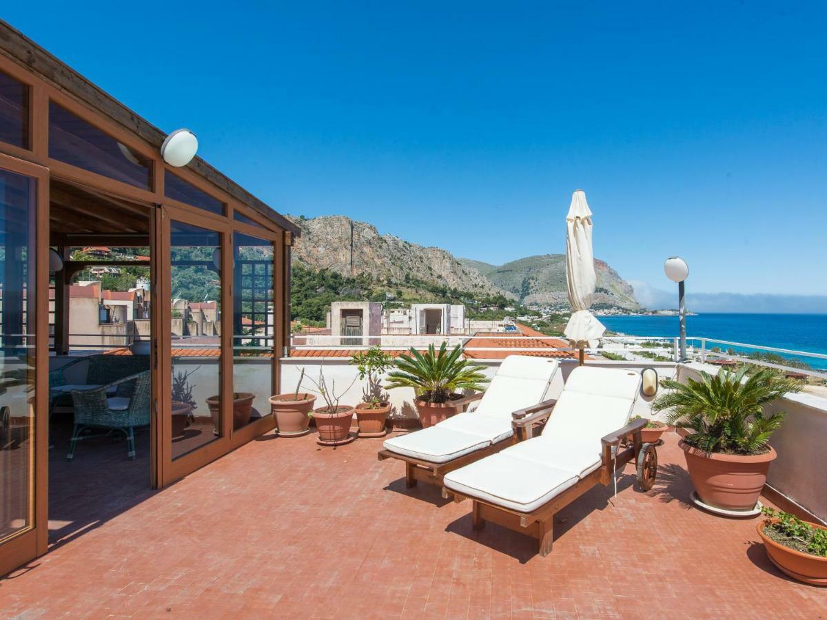 Casa Con Terrazza Sul Mare All'Addaura Palermo Buitenkant foto